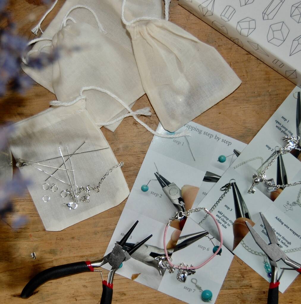 Name Necklace Making Kit By Viv + Bo