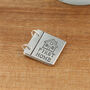 First Home Pewter Keepsake Gift Mini Folding Card, thumbnail 4 of 6