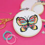 Butterfly Mini Cross Stitch Kit, thumbnail 1 of 3