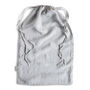 Dove Grey Linen Laundry Bag, thumbnail 2 of 2