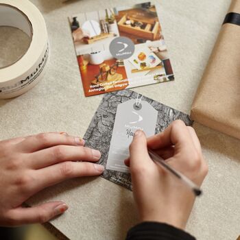 Solid Oak Photo Holder With Options To Personalise And Print Photos, 5 of 6