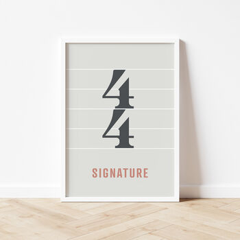 Time Signature Print | Music Theory Poster, 2 of 11