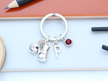 Personalised Boxing Keyring Boxer Gift, 4 of 10