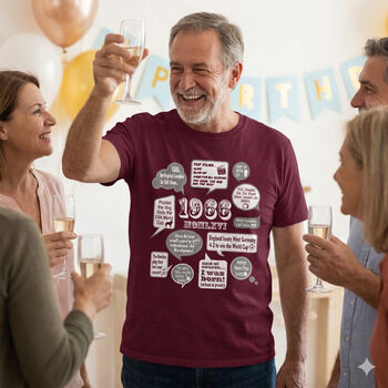 'Events Of 1966' Bespoke 60th Birthday Gift T Shirt, 8 of 12