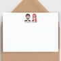 Couples Portrait Note Cards With Envelopes, thumbnail 1 of 4