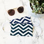 Pack Of Two Chevron Striped Face Masks, thumbnail 1 of 2