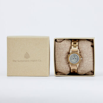 The Willow: Handmade Natural Wood Wristwatch, 2 of 8