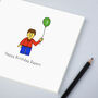 Mini Figure Birthday Boy Card, thumbnail 2 of 3