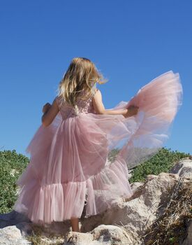 Flora In Dusty Rose ~ Flower Girl Dress Or Party Dress, 5 of 6