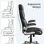 Office Chair Adjustable Headrest Ergonomic Gaming Chair, thumbnail 10 of 12