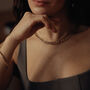 Eternal Luxe Gold Plated Interwoven Majesty Necklace, thumbnail 2 of 6