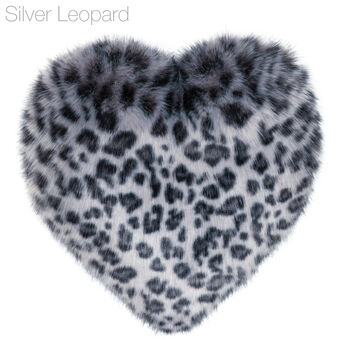 Heart Cushions. Luxury Vegan Fur By Helen Moore, 6 of 6