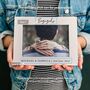 Personalised Couple Engagement Picture Frame Photo Gift, thumbnail 5 of 12