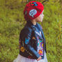 Kids Personalised French Style Beret Hat With Patches, thumbnail 10 of 12