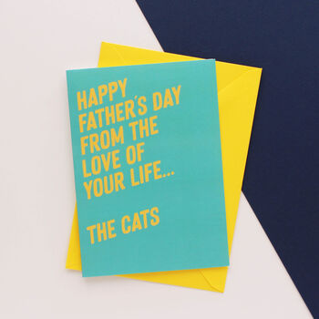 From The Love Of Your Life Cat Father's Day Card, 4 of 6