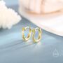 Sterling Silver Octopus Tentacles Hoop Earrings, thumbnail 2 of 11
