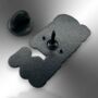Tiny Gen X We Don't Care Tie Or Lanyard Pin, Gifts For Middle Aged Men, 50th, 60th Birthday, thumbnail 6 of 8