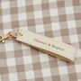Personalised Mama Neutral Oyster Keyring, thumbnail 3 of 3