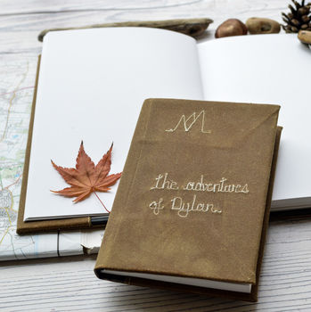 Personalised Adventure Wax Cotton Journal, 3 of 10