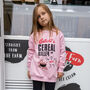 Cereal Killer Girls' Slogan Sweatshirt, thumbnail 1 of 4