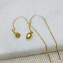 Tulip Dangle Double Sided Gold Plated Earrings, thumbnail 2 of 7