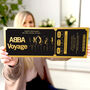 Personalised Novelty Size Gold Theatre Ticket, thumbnail 1 of 10