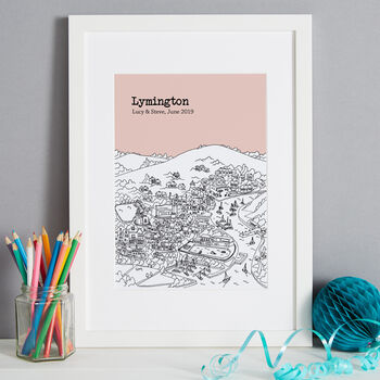 Personalised Lymington Print, 9 of 11