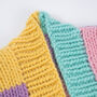 Rainbow Chunky Cardigan Easy Knitting Kit, thumbnail 6 of 11