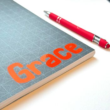 Fluorescent Name Decal Personalised Kids Name Sticker, 2 of 6