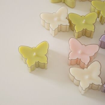 Pack Of Six Butterfly Tea Lights, 2 of 4