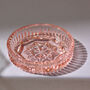 Vintage Glass Round Trinket Bowl / Dish Light Pink, thumbnail 3 of 3