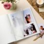 Personalised Linen Wedding Planner And Photo Album Set, thumbnail 5 of 7