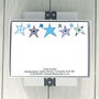 Personalised Star Correspondence Cards, thumbnail 1 of 2