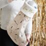 Personalised Bee Merry Christmas Stocking, thumbnail 4 of 5