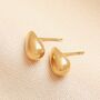 Stainless Steel Mini Teardrop Stud Earrings, thumbnail 1 of 5