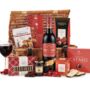 Red Wine Wicker Basket Gift Hamper, thumbnail 1 of 4