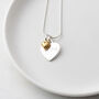 Personalised Sterling Silver Heart Necklace, thumbnail 1 of 3