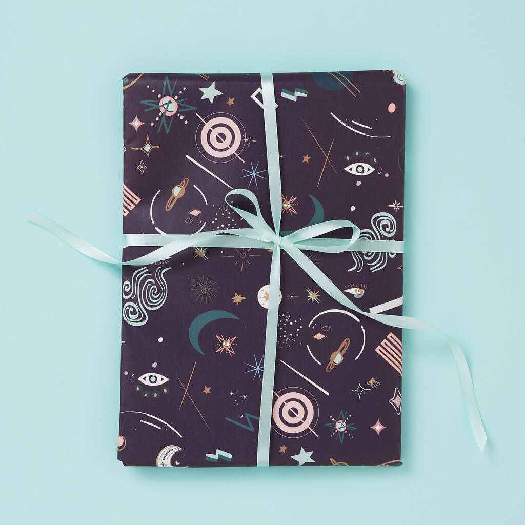 Cosmos Gift Wrap Set, 1 of 2