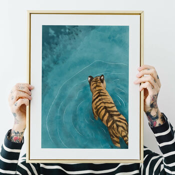 Tiger Wading Print, 2 of 6