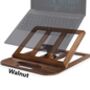 Adjustable Wooden Laptop Riser Stand, thumbnail 10 of 12
