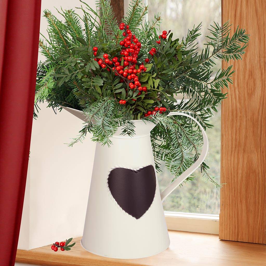 Extra Large Heart Jug Vase By Dibor
