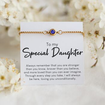 Daughter Birthstone Bracelet Gift, 10 of 12