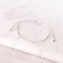 Sterling Silver 'Next Chapter' Morse Code Bracelet, thumbnail 4 of 7