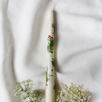 Hand Painted Birth Flower Candles, 8 of 12