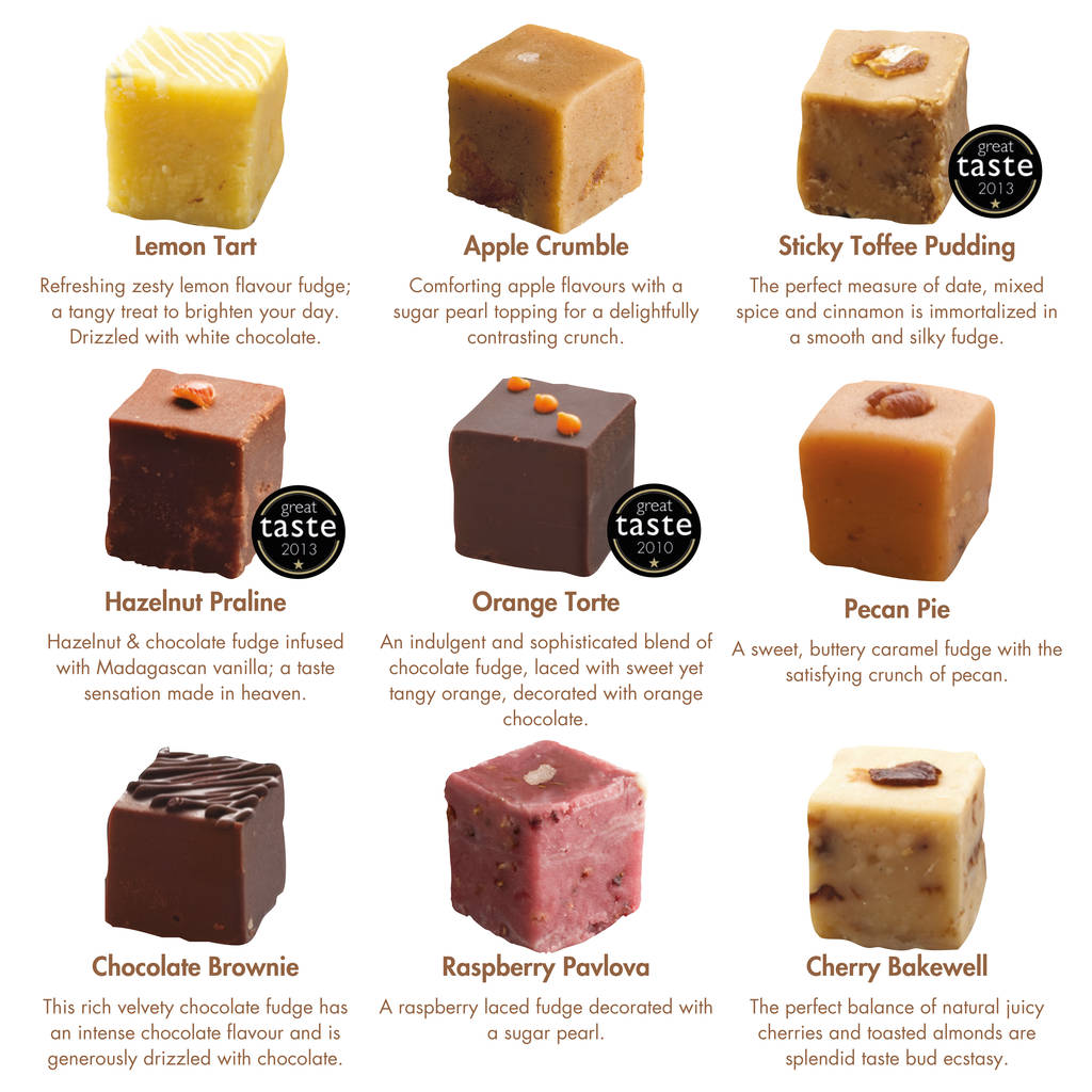 gourmet fudge puddings selection by fudge kitchen