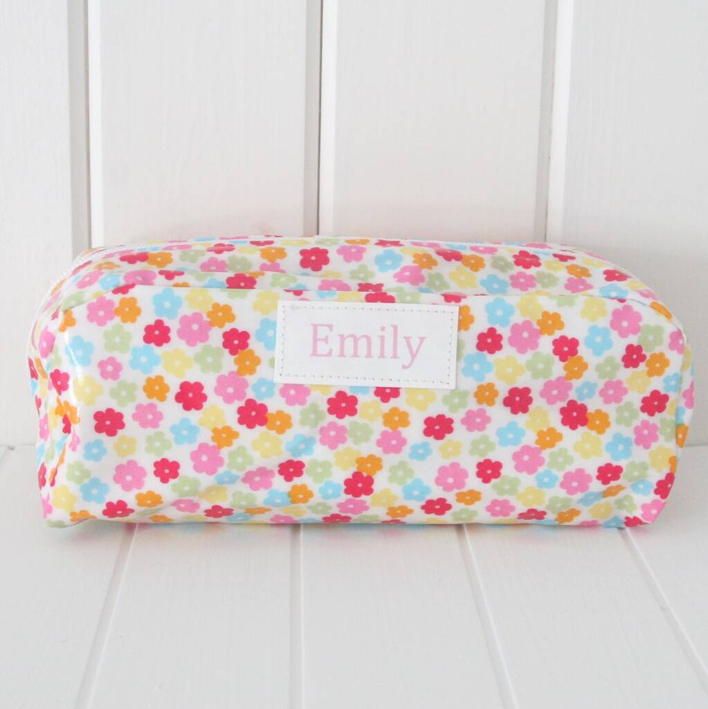 Personalised Wipe Clean Pencil Case By Lucy Lilybet
