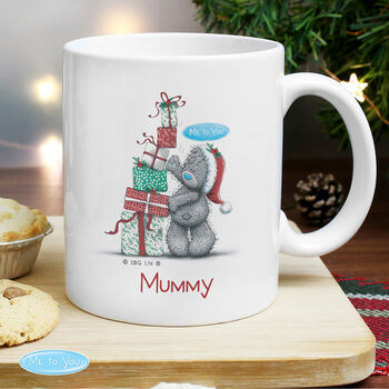 Personalised Cute Me To You Christmas Mug, 2 of 3