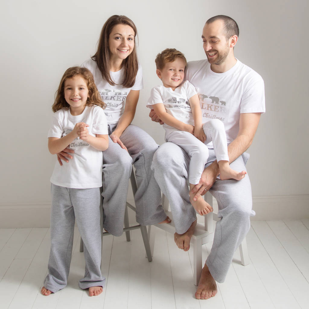 Personalised Family Christmas Pyjama Set By Twenty Seven | notonthehighstreet.com
