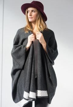 Oversized Knitted Blanket Cardigan, 4 of 12