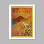 Vuelta A Espana Cycling Poster Print Lagos De Covadonga, thumbnail 3 of 4